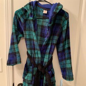 Boys Plaid Robe Cat & Jack Green/Blue